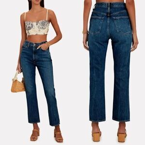 Agolde Blue Flare & Wide Leg Jeans